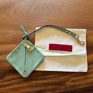 Valentino Lovestud Leather Pouch Bag Charm